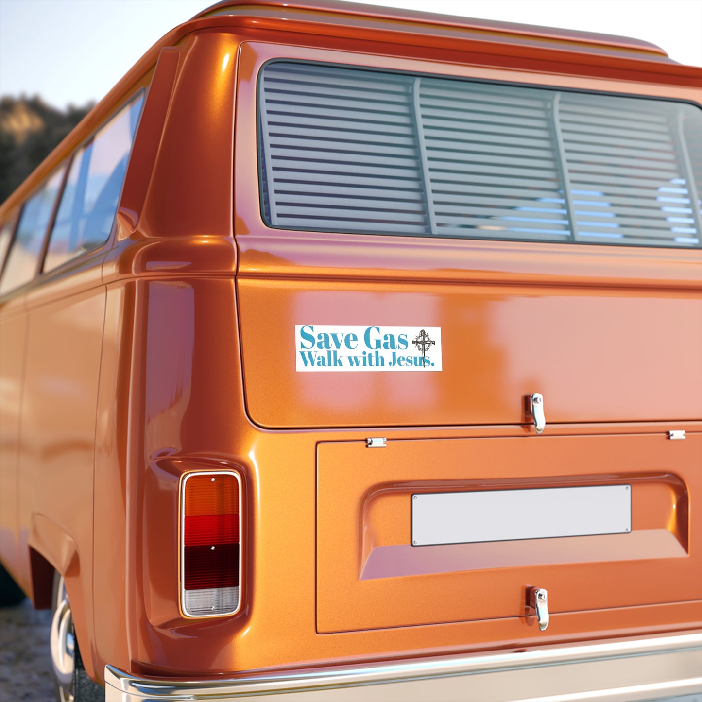 Save Gas Bumper Sticker