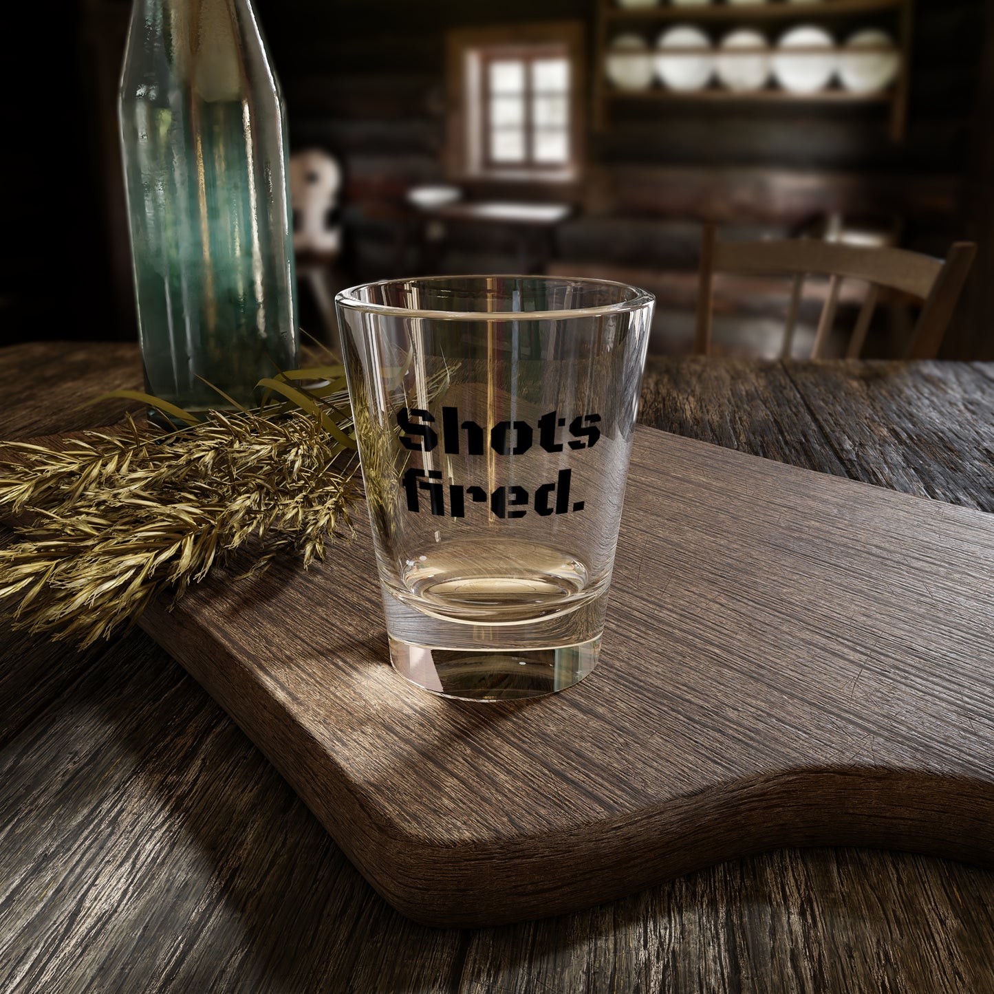 Shots fired Shot Glass, 1.5oz