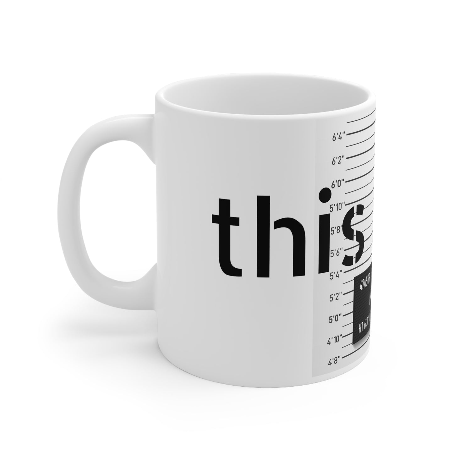 Mug shot Ceramic Mug