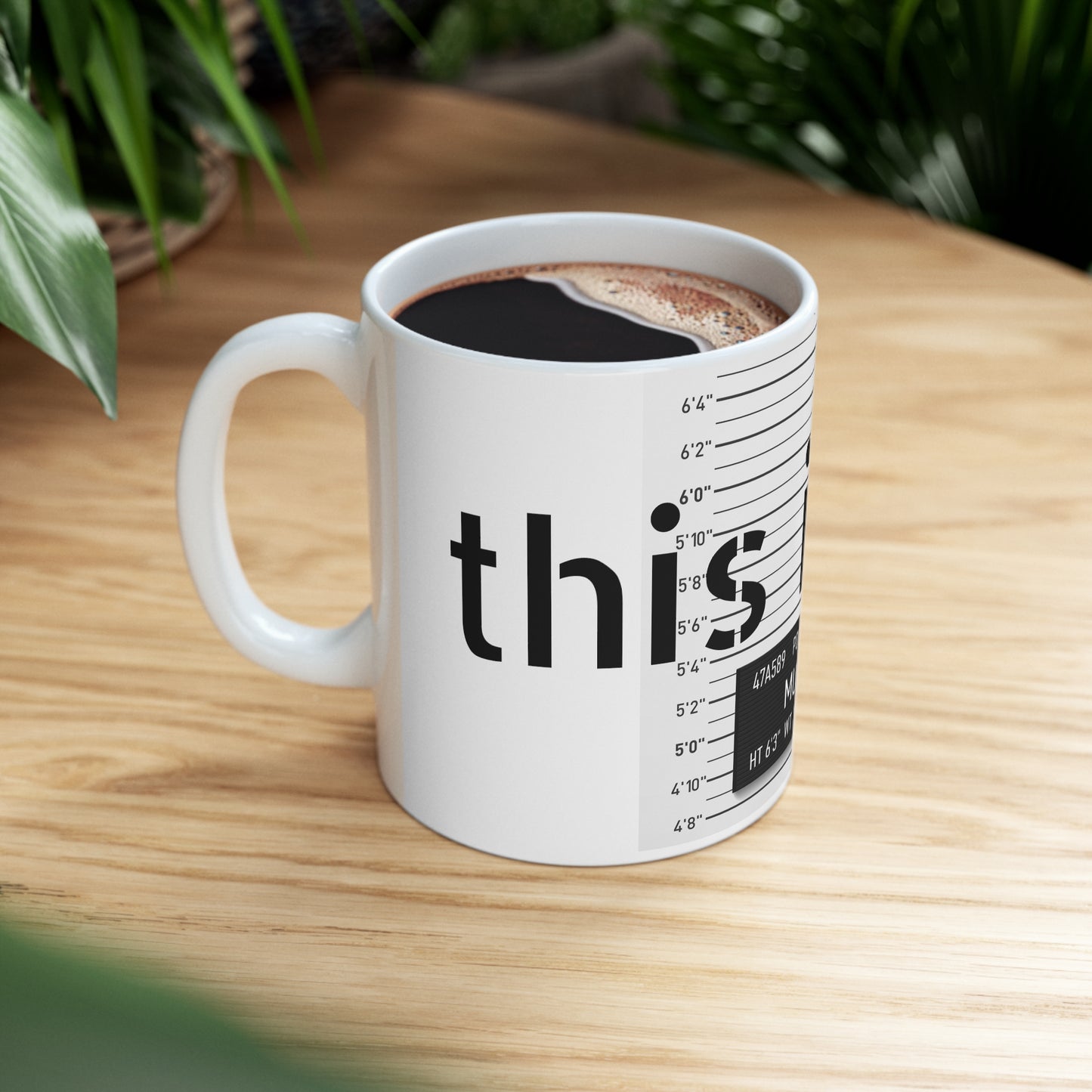 Mug shot Ceramic Mug