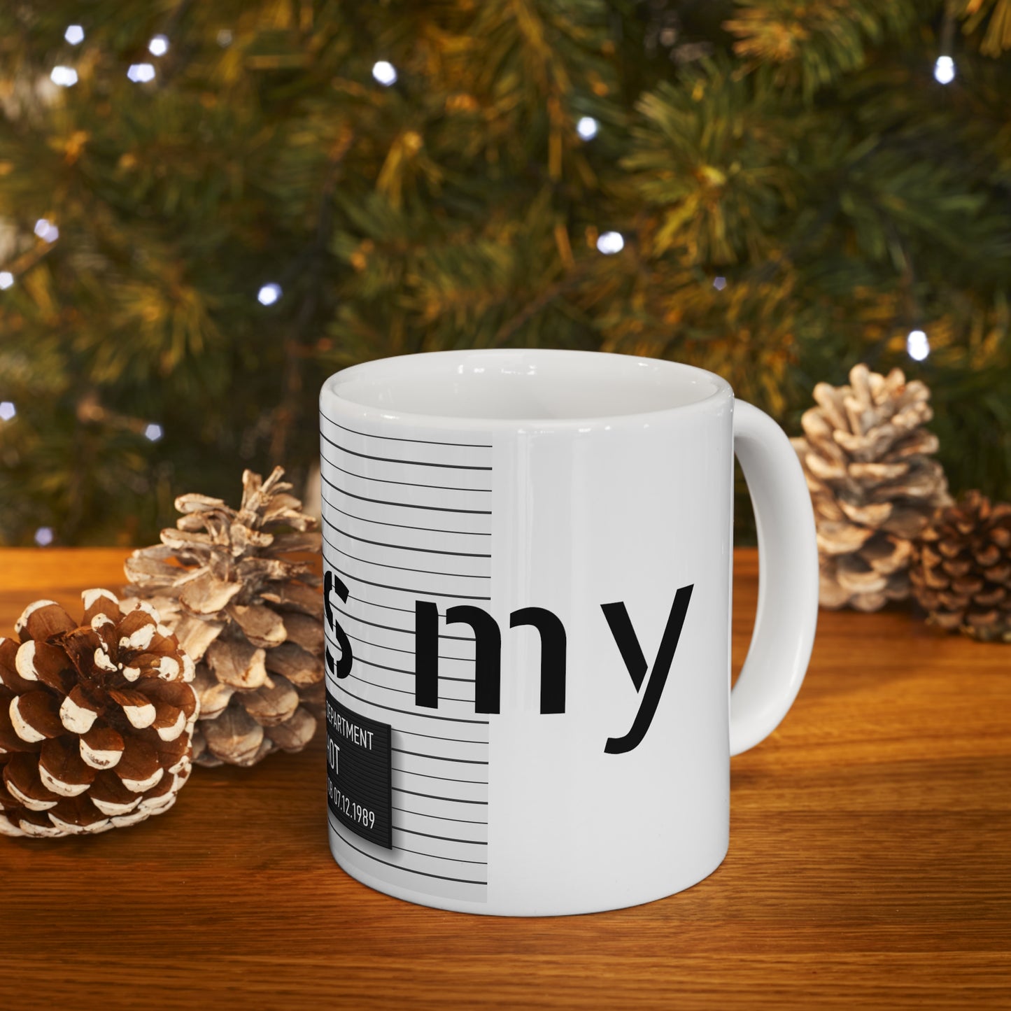 Mug shot Ceramic Mug