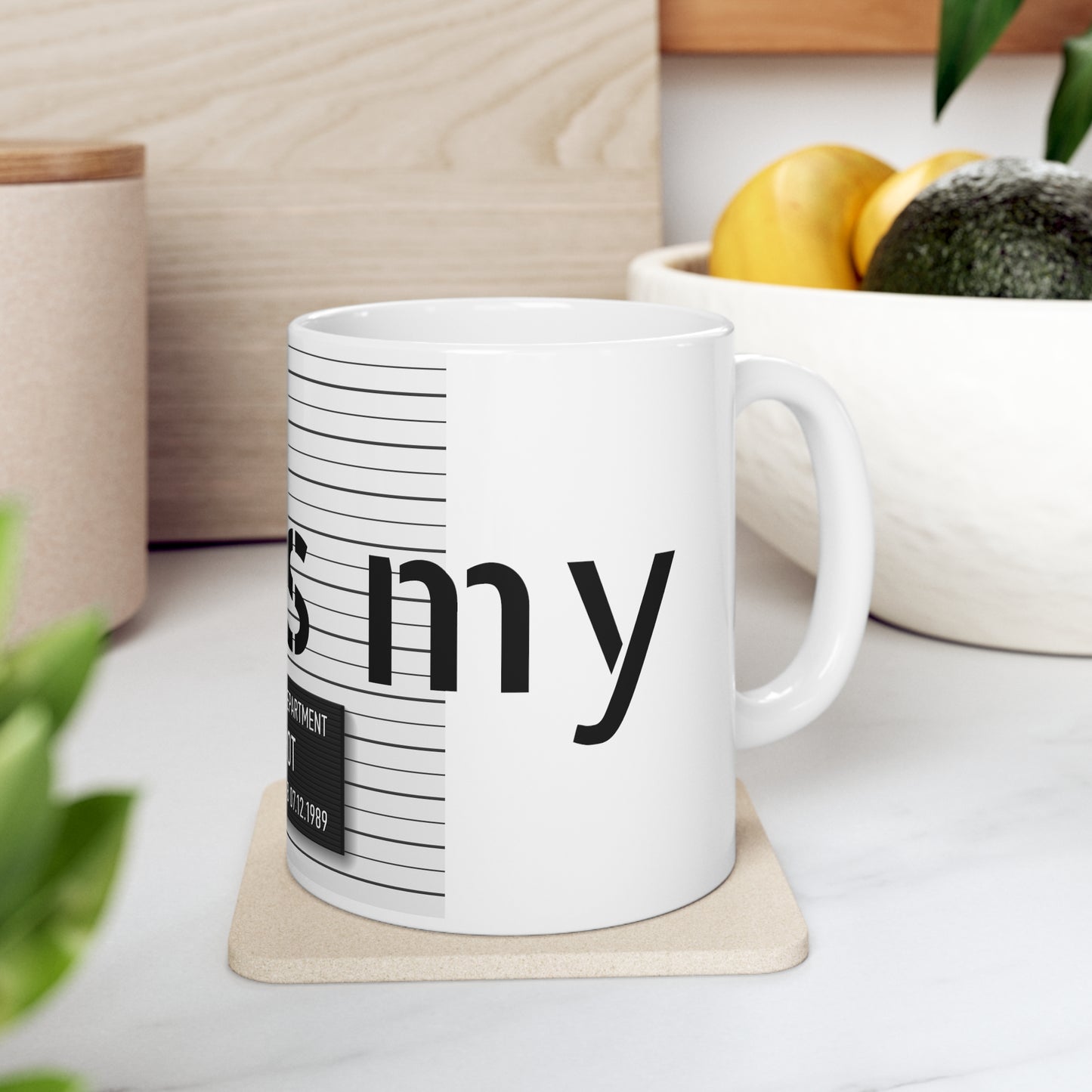 Mug shot Ceramic Mug