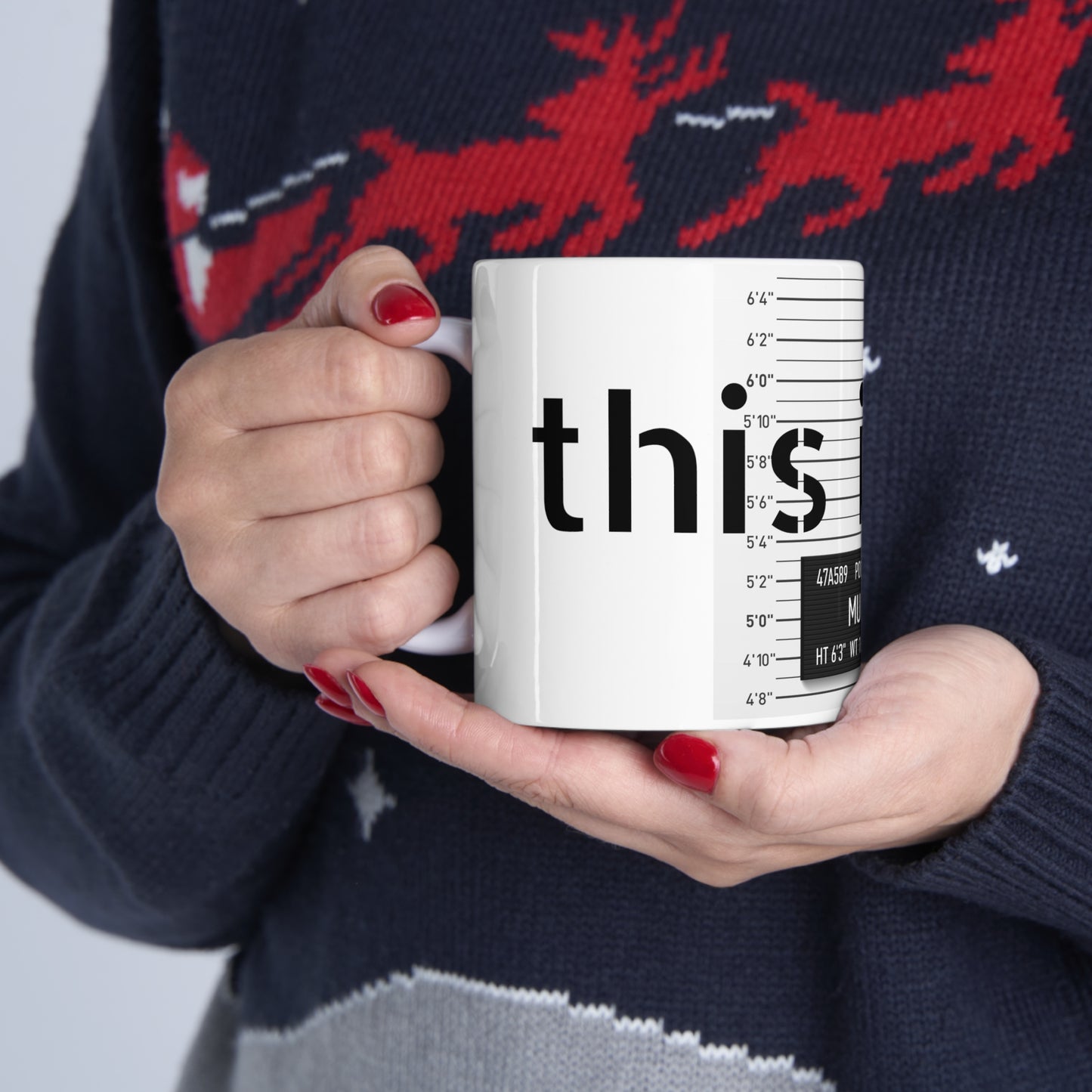 Mug shot Ceramic Mug