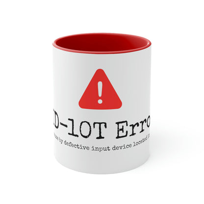 ID-10T Error Coffee Mug, 11oz