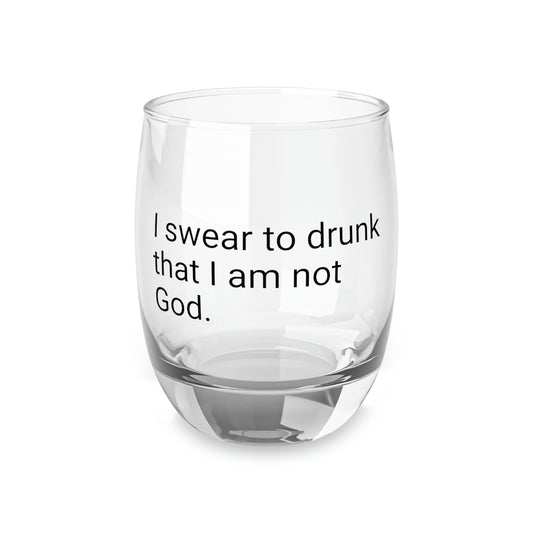 I swear I'm Not Drunk Wine glass