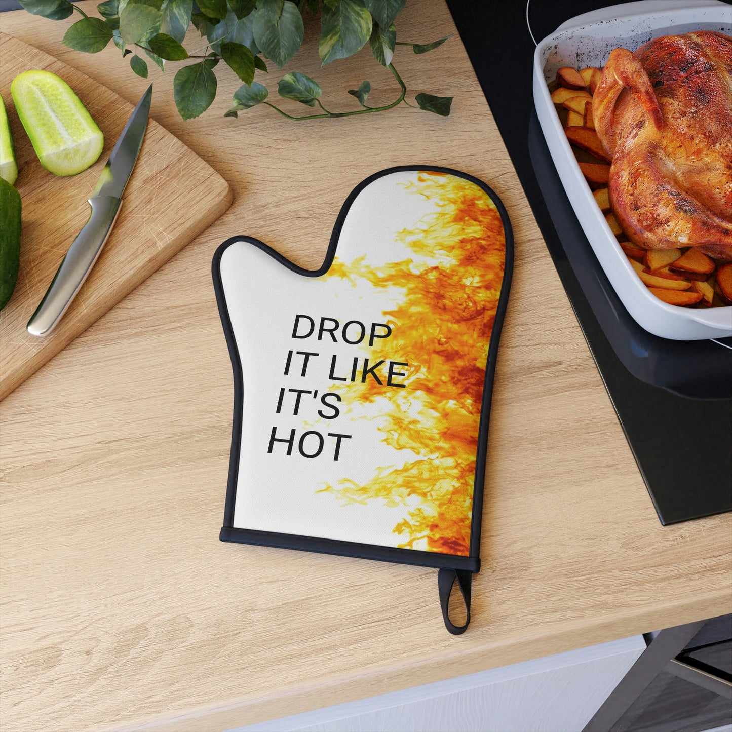 Drop it like it's hot oven mit