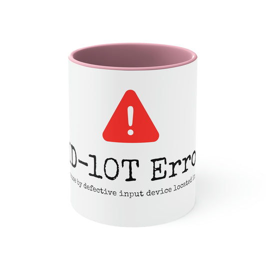 ID-10T Error Coffee Mug, 11oz